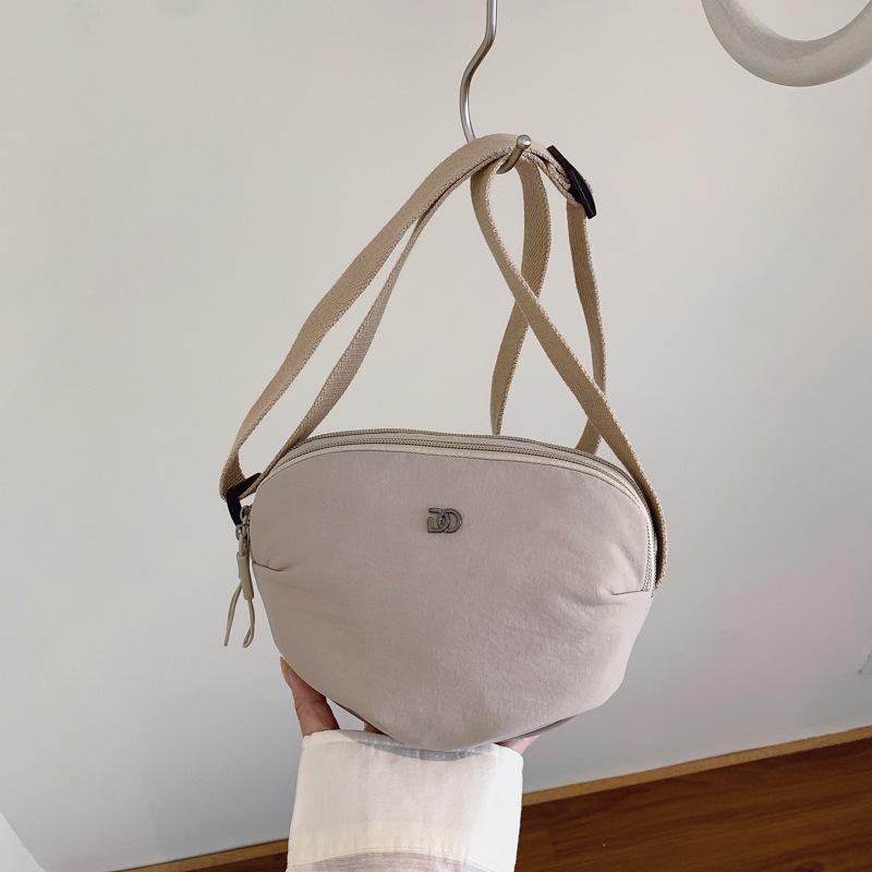 Niche design bag women's summer new fashion versatile casual cloth bag shoulder crossbody saddle bag