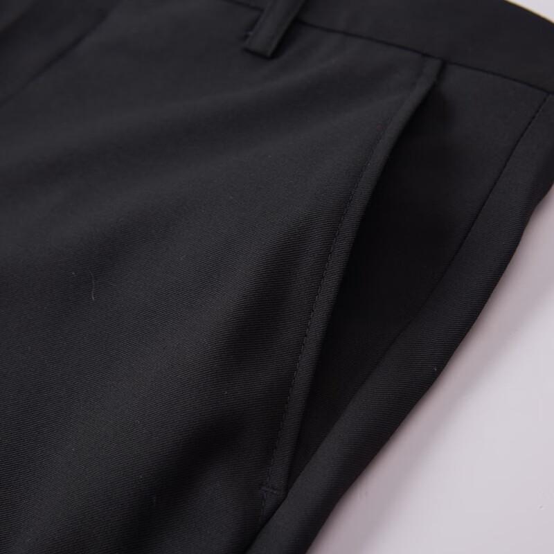 Teluoman Women's Stretch Wrinkle-Free Straight-Leg Suit Pants