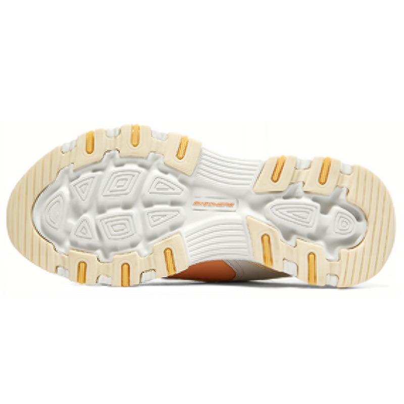 Skechers I-Conik Women White Yellow Low Top Dad Shoes Comfortable Cushioning Wear Resistant 8730066-WYL