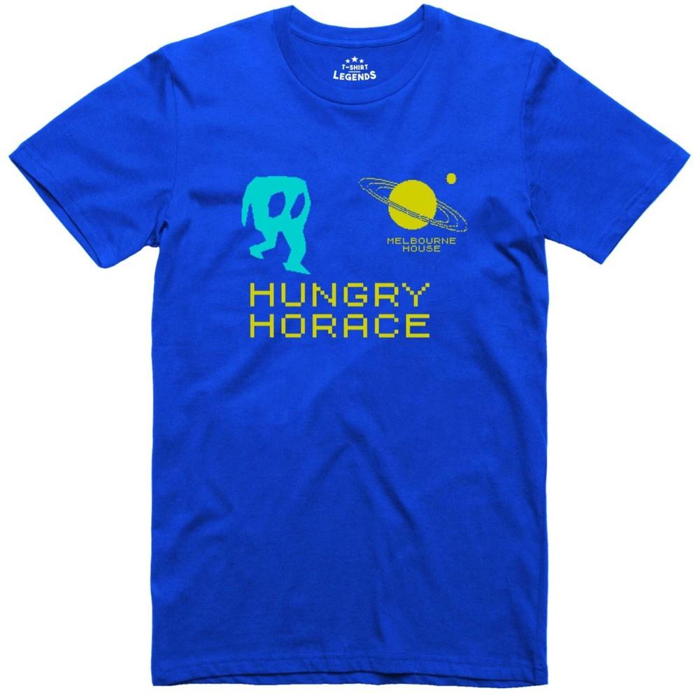 Hungry Horace T Shirt  Mens Loader Art 8 Bit Officially Licensed Spectrum 48k