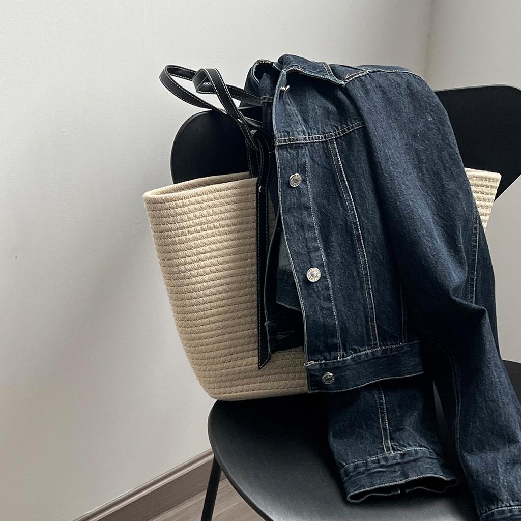 Vintage Denim Jacket Women's Spring Lapel Single-breasted Short Jacket