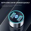 USB QC3.0 Car Charger LED Voltmeter Portable Adapter Cigarette Lighter For Nissan X-trail Almera Qashqai Tiida Auto Accessories