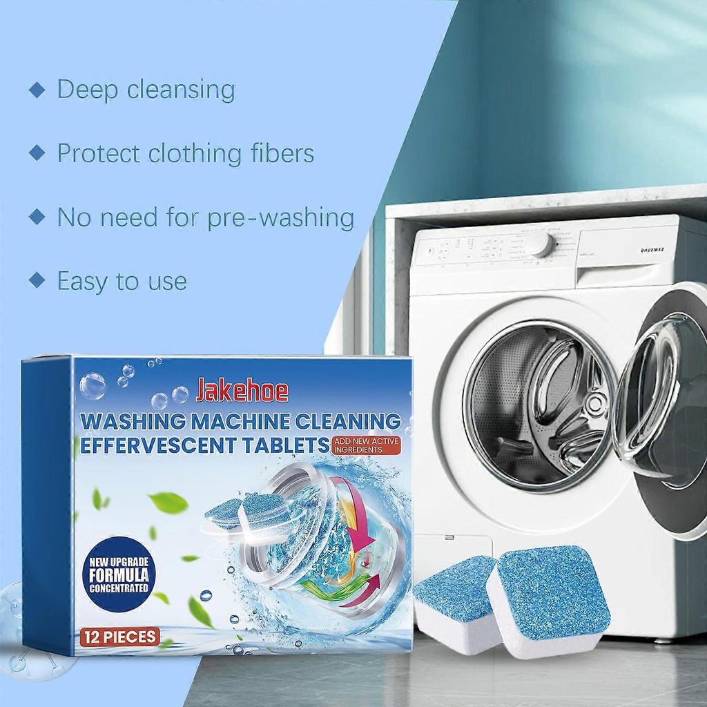 Washing machine cleaning effervescent tablets washing machine tub cleaning dirt removal odor fragrance cleaning tablets 1