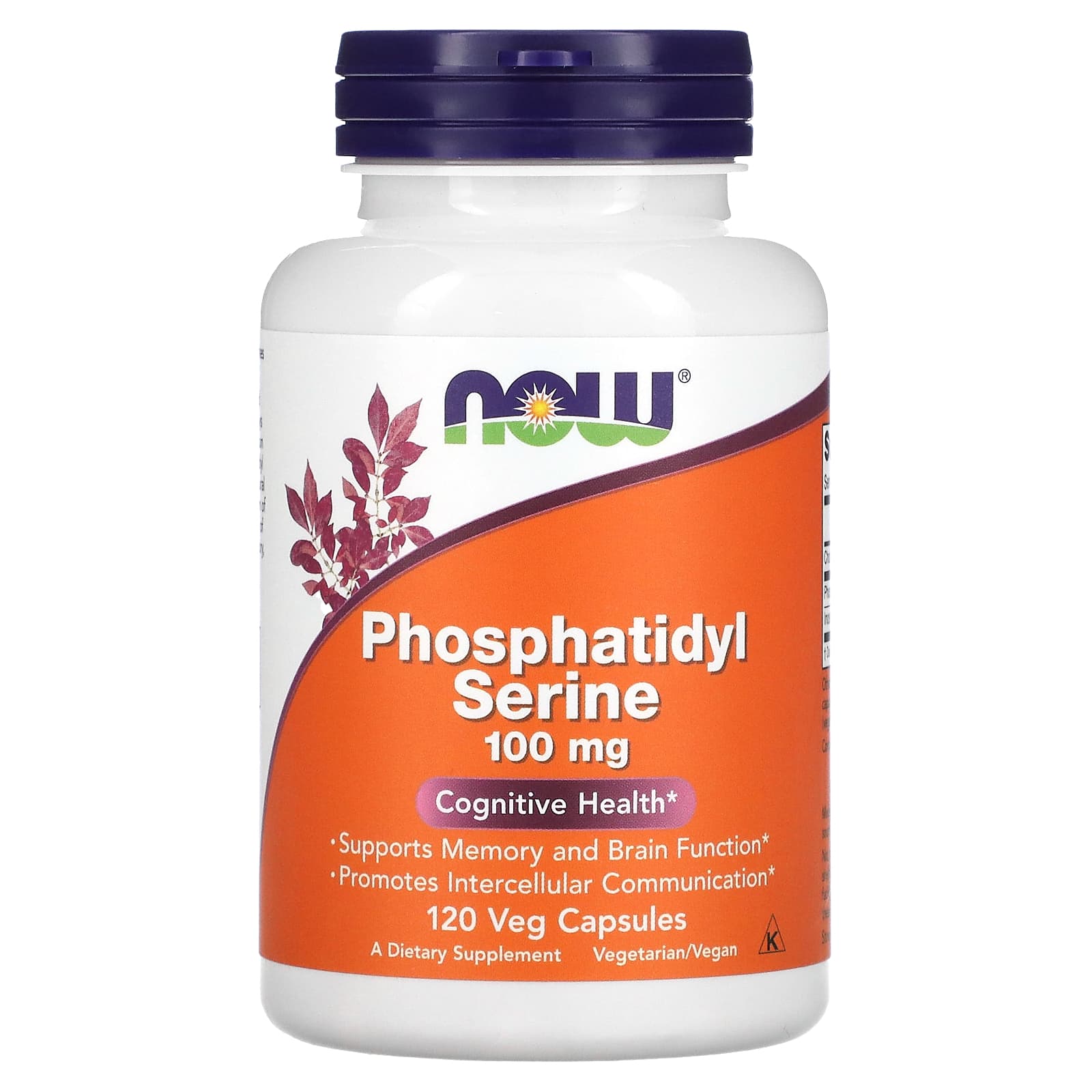 

Phosphatidylserine, 100Mg, 120 Veggie Caps