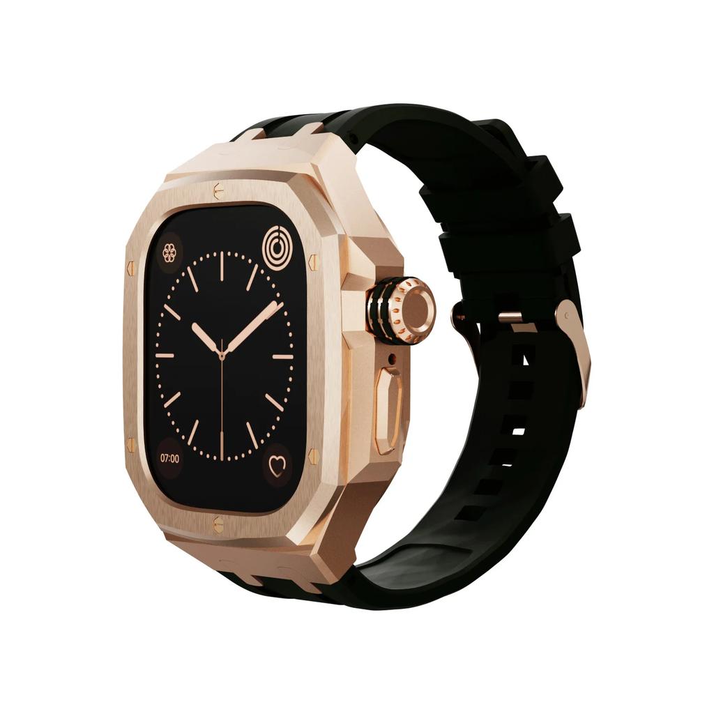 Kit di Modifica di Lusso per Apple Watch Ultra 2/Ultra 49MM Cinturino+Cassa in Acciaio Inossidabile per IWatch Serie 49mm Accessori