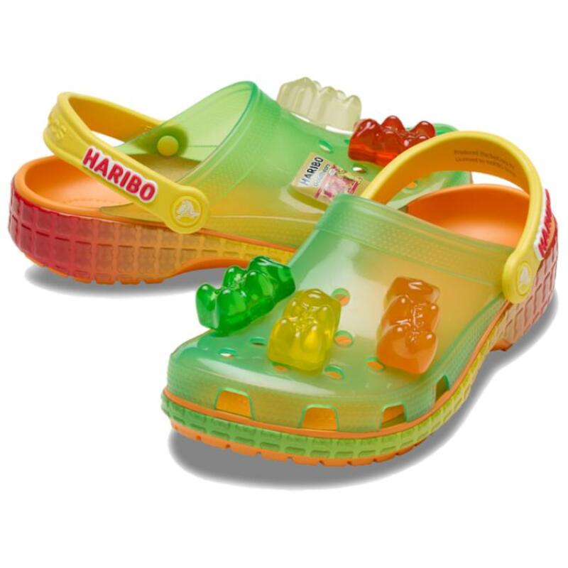 Haribo x Crocs Classic clog Comfortable Classic Translucent Hole Shoes Unisex Multicoloured