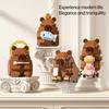 Cute Capybara Construction Blocks Figurine Micro Blocks Educational Toys Diy Model Fun Stem Plaything Desktop Decor Model & Collectible