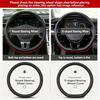New Car Leather Steering Wheel Cover 38cm 15' For Hyundai Elantra IX35 I30I20 Sonata Santa Fe Accent ETC. Breathable Car Accesso