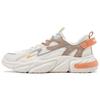 Classic Color Wide Toe Thick Sole Lightweight Soft Feel Non-Slip Breathable Low-Top Dad Shoes Men Sneaker Beige Orange WBN(JS)-096702