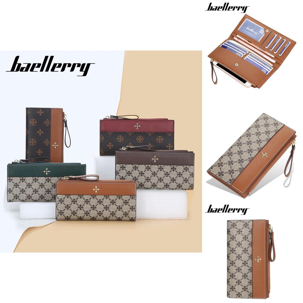 Pu Leather Vintage Wallet For Women With Multiple Card Slots And Zipper Closure For Daily Use
