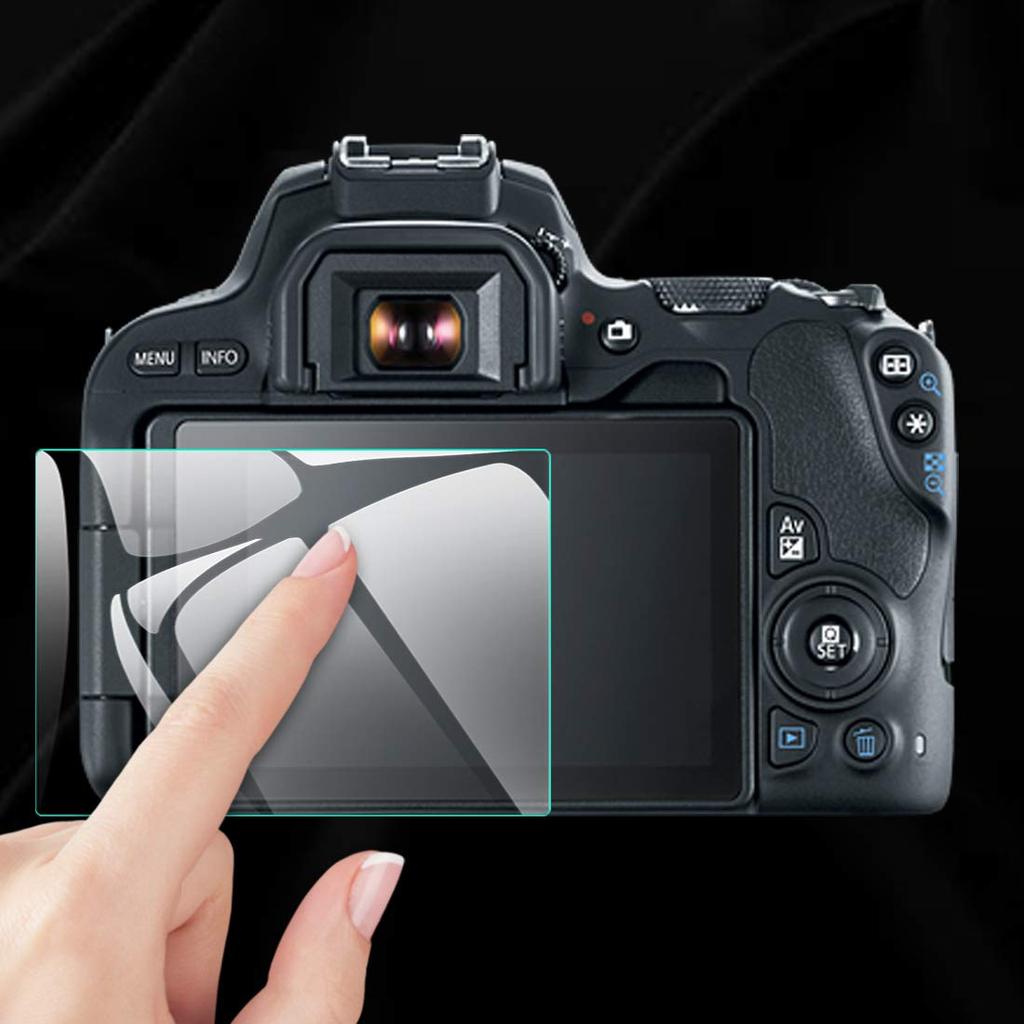 EternalStars Camera Screen Protector with 9H Full for Canon EOS Kiss 3-Piece Hardness, Coverage, X9/X10
