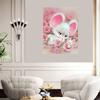 White Mouse Embroidery In Diamond Square/round Flower Diamond Cross Stitch Home Decoration Kit