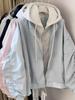 Damen Kapuzenjacke im Retro-Stil, Zwei-in-Eins, Frühling/Herbst 2026, Lässiges Baseball-Design