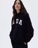 IN BLUE: England Trip Blogger Style Korean Cotton Loose Fit Lettered Pullover Hoodie Pair