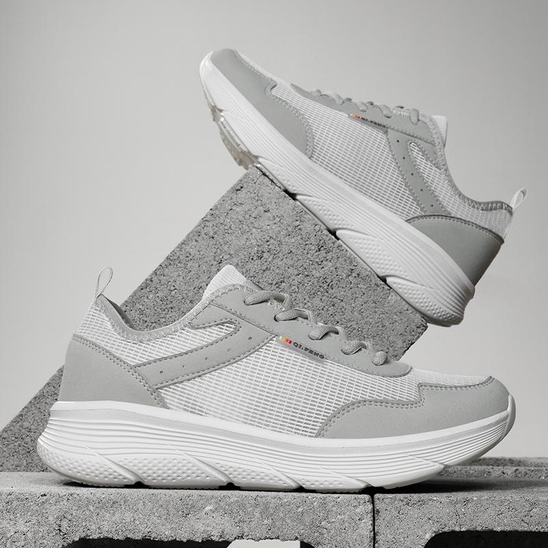 Herren-Laufschuhe, atmungsaktiv, Sport-Sneaker zum Schnüren, bequem, lässig, Wanderschuhe, Sportschuhe für das Training