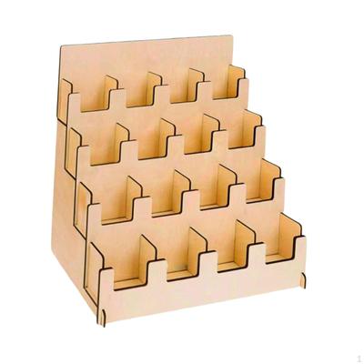 Greeting Cards Display Stand Holder 4 Tier Easy Assembly Storage Rack Collector Card