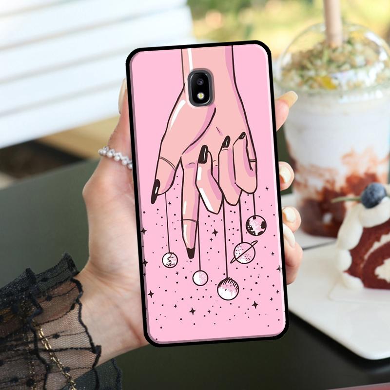 Pink Cat Skull Sorceress Witch Case For Samsung Galaxy M52 M32 M12 M16 M14 M54 M13 M33 M53 M56 M36 M31 M11 M35 M55 M15 M06