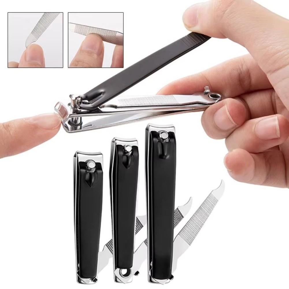 Stainless Steel Manicure Cutter 3 Sizes Toenail Trimmer Nail Cutting Pliers Toenail Clean