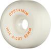 Mini Logo Wheels Hard Wheels Park Street Ramp Bowl Skateboard Skateboard Sk8 Powell 101A Set of 4 WHITE 52mm [MINI LOGO] A-CUT