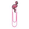 Bunter Flamingo Lesezeichen & Büroklammer Schmuck - Niedliches DIY Metall Schreibwaren Geschenk
