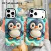 Phone Case: 2D Flat Design Suitable for iPhone 18, 17, 16, 15, 14, 13 Pro Protective Case, Little Penguin, Perfect Holiday Gift for Christmas and Hall