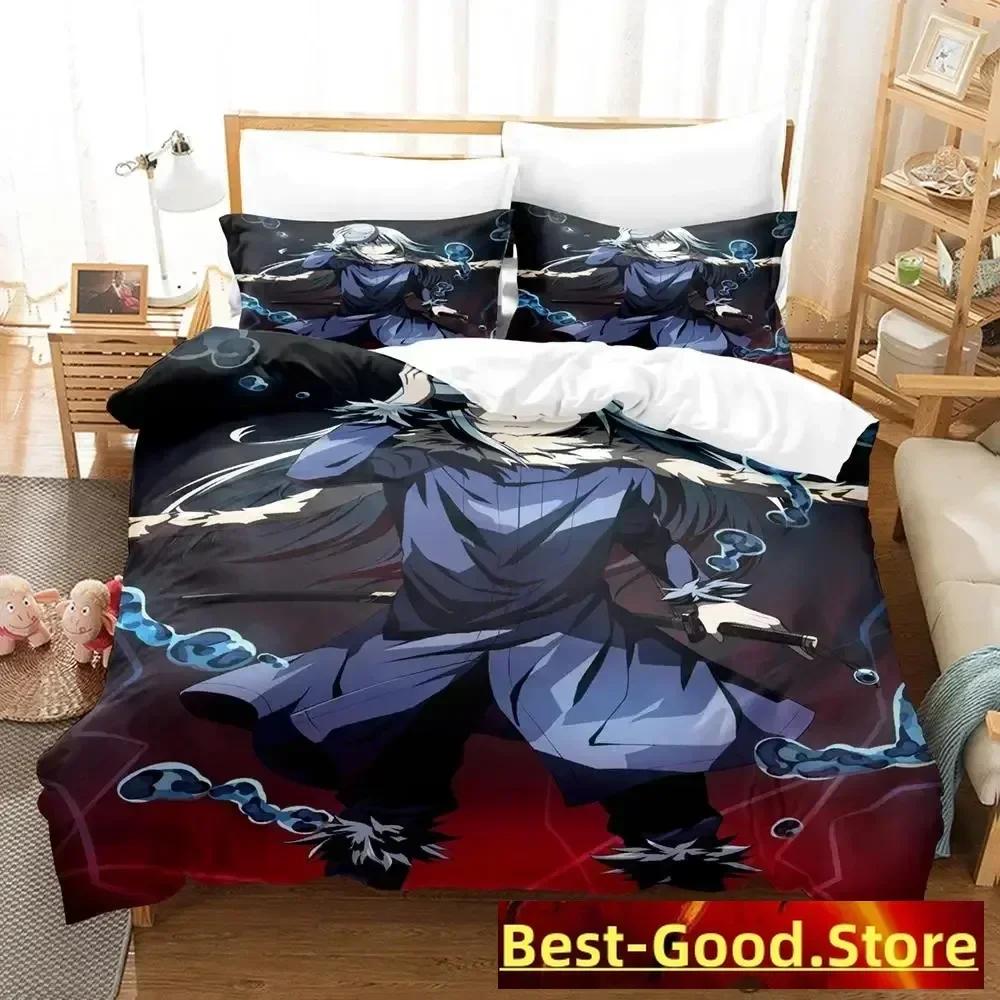Tid Jag Blev Återfödd Som En Slem Bäddset Enkelsäng Tvåbäddsrum Full Queen King Size Sängkläder Vuxen Barn Sovrum Påslakan Set