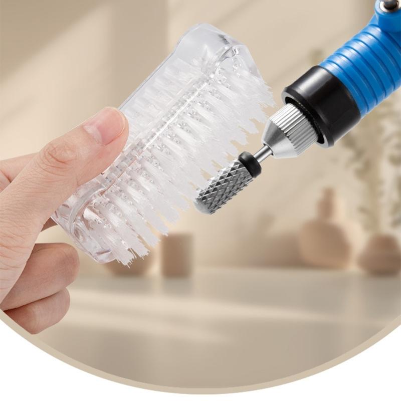 Convenient Nail Brush For Efficient Nail Cleaning And Maintenance Fingernail Ceaning Tool for Salon Home and Travel Use
