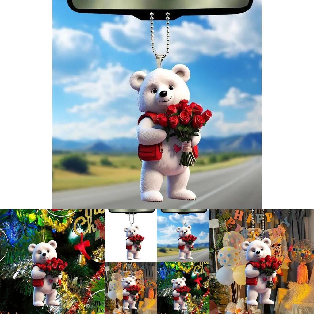 Acrylic Valentines Day Car Decor With Minimalist Style For Gift Car Interior Accessory