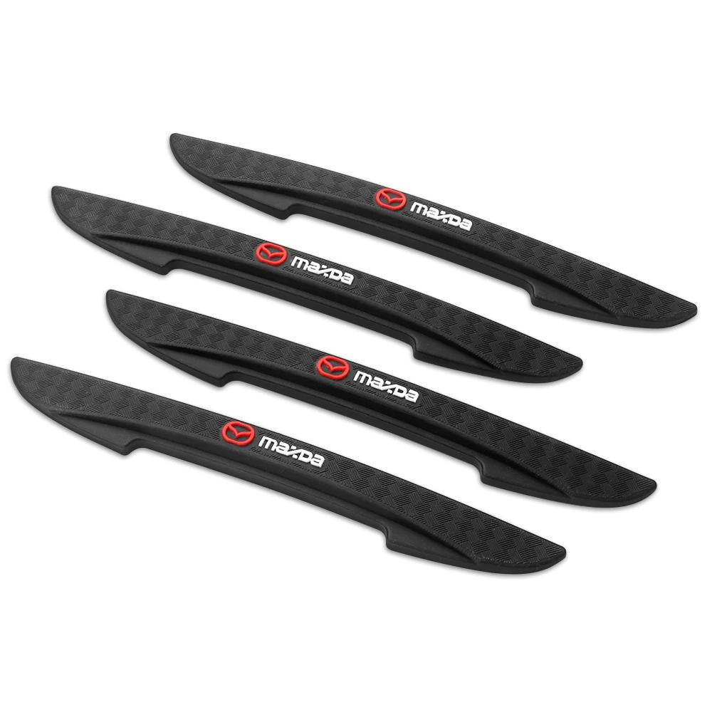 

2025 Hot 4pcs Car Door Anti-collision Bumper Strips Auto Rubber Side Edge Protective Stickers For mazda Axela Atenza MS Speed CX