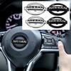 Car Interior Steering Wheel Emblem Fashion Decoration Accessories For Nismo Tiida Teana GTR Juke Note Versa Almera Sentra