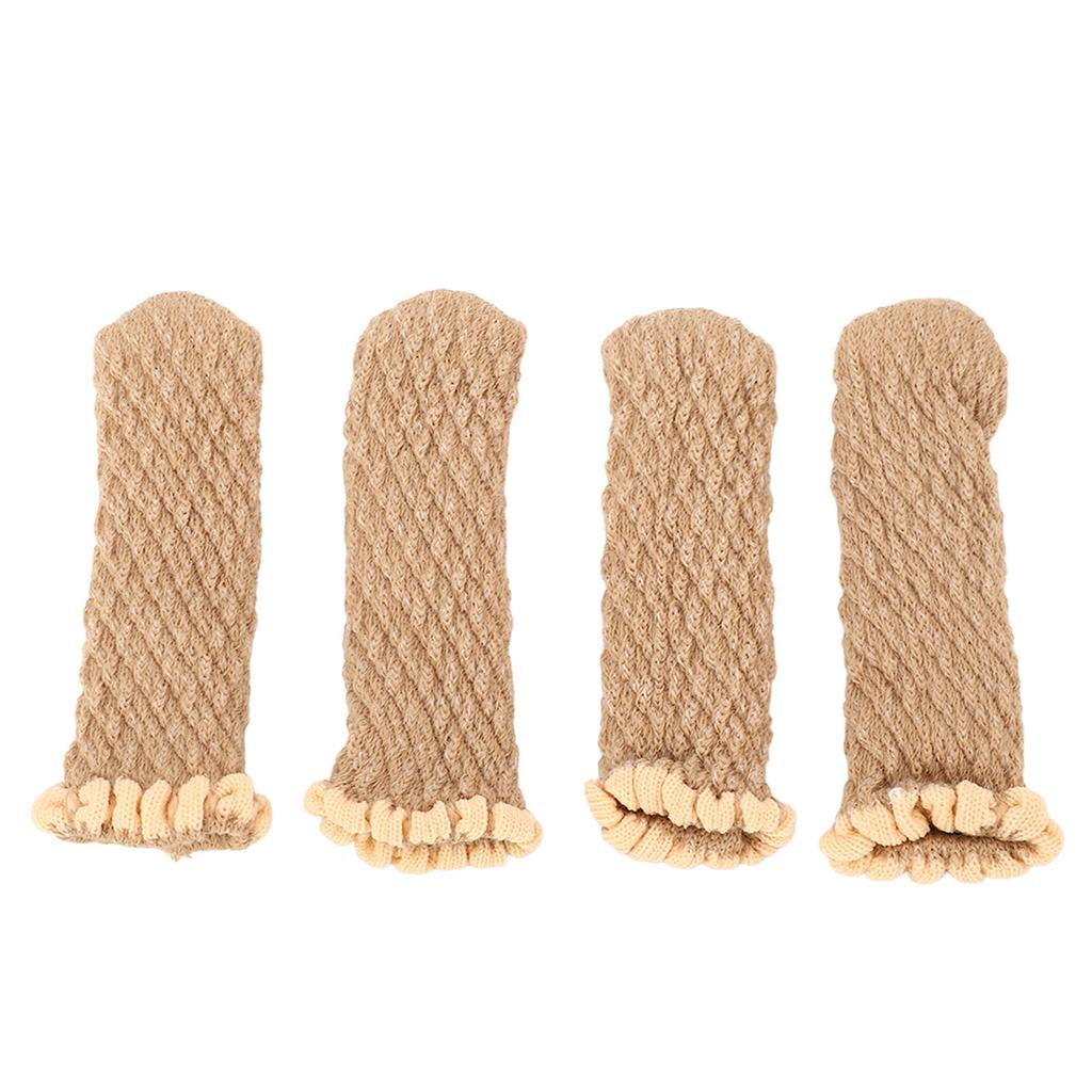 20Pcs Thickened Knitted Table Chair Leg Floor Protectors Covers Furniture Leg Socks for Hardwood
