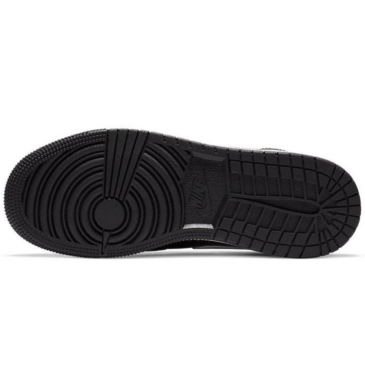 (GS) Air Jordan 1 Mid SE 'Black Glitter' Kids' AV5174-001