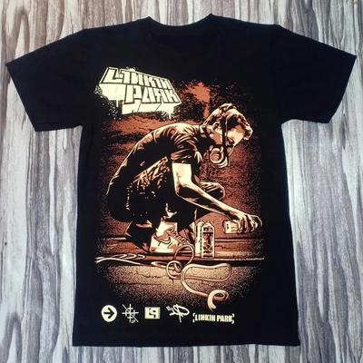 Linkin Park Linkin Doodle Soldiers American Rock Boy Boy Boy T-shirt Short Sleeves#Color