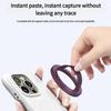 Silicone Magnetic Phone Rings Holder 360 Rotation Finger Grip Stand Not Slip Attachment for Car Mount Desk Viewing Use