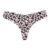 Sexy Leopard Seamless Underwear Women's Ice Silk Breathable Sports Pure Cotton Crotch Antibacterial Women's Thong Panties