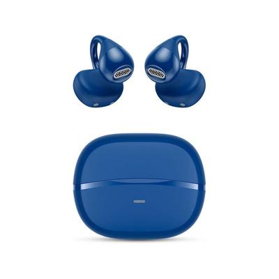 SPC Boost Clip – Open-ear Wireless Earbuds with Clip, ENC, 26h Battery Life, Bluetooth, Fast Pair, IPX5, Touch Controls, Blue