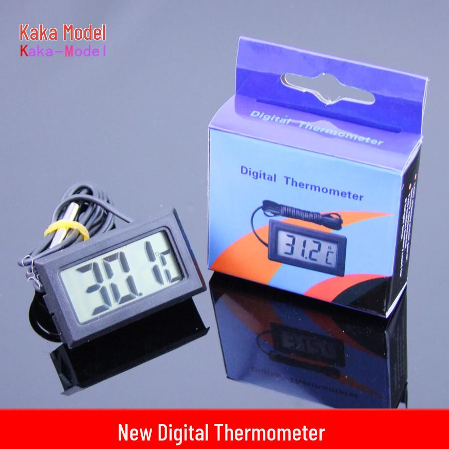

Digital Thermometer with 2-Second Refresh & External Probe for Aquarium and Refrigerator