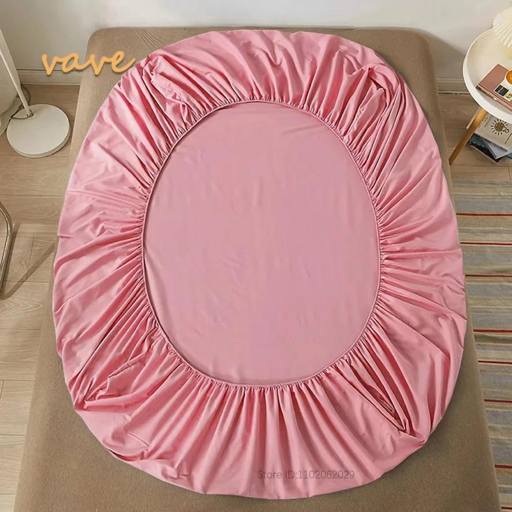 Cotton Fitted Sheet Double Queen King Size Mattress Covers with Elastic Bands 600TC Cotton Fitted Bed Sheet Elastic Band Mattress Cover
