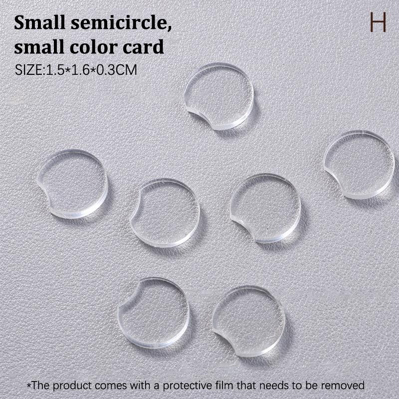 

Прозрачная акриловая пластина для ногтей УФ-лампой для дизайна ногтей Цветная карта Дисплей Стойка для маникюрных работ Дисплейная доска