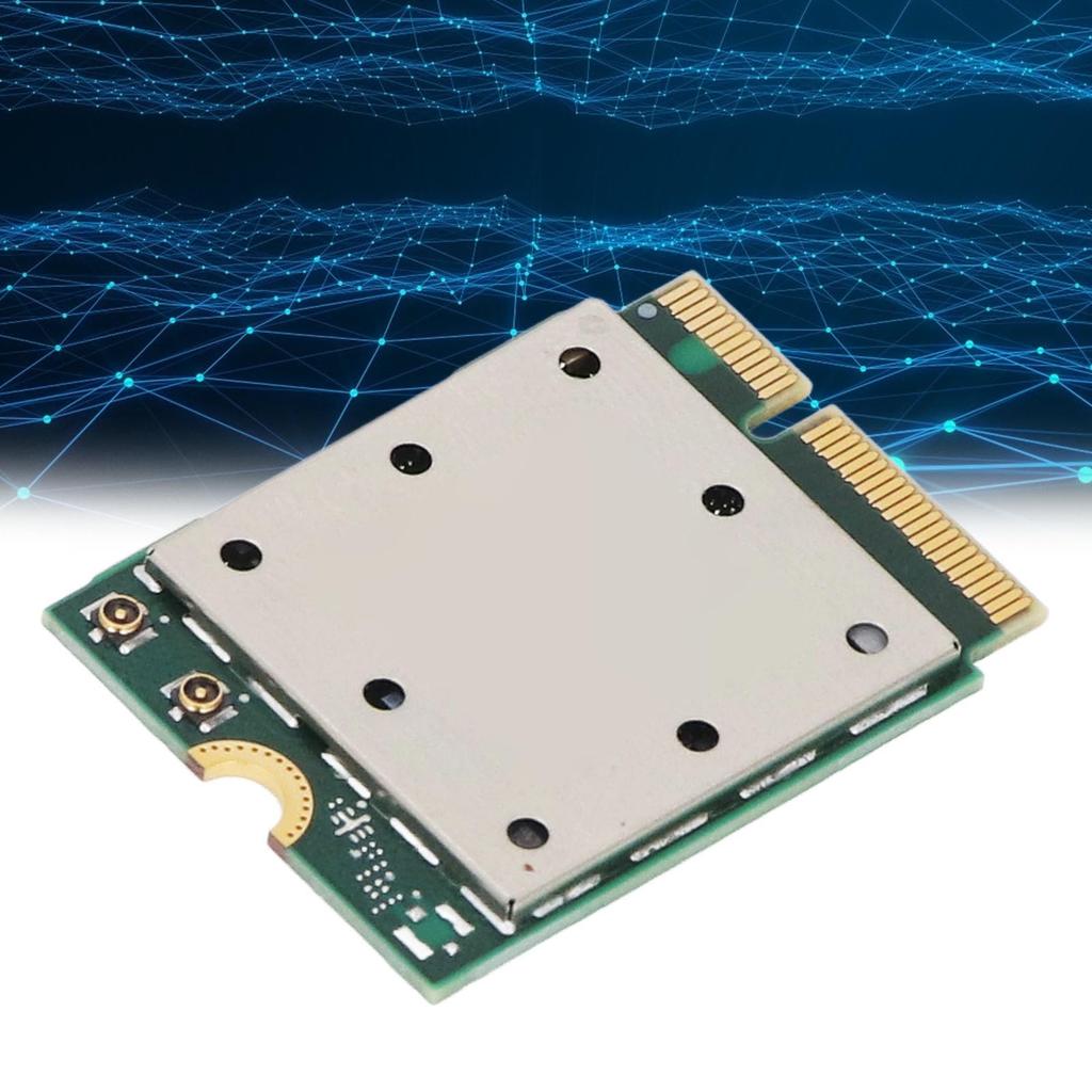 5.8Gbps Triple-Band M.2 Wireless Card, 6Ghz Frequency for 11Gb/s, More Stable Network Connection, Plug and Play for Latest Laptops with 5.3Gb/s