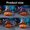 Friendly Resins Halloweens Decoration With Detailed Carveds Pumpkins And Spookys Face Design For Indoor and Outdoor Use
