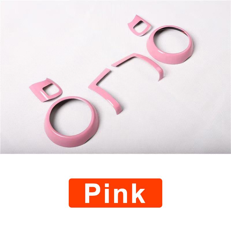 Car Air Conditioning Vent Decorative Cover For MINI ONE Cooper S F55 F56 F57 Car Interior Stickers Modification Accessories