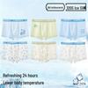 Teen Boys' Summer Ice Silk Boxer Briefs - Flat Angle Style