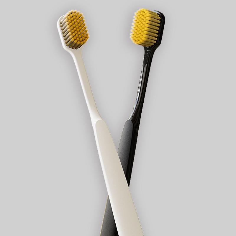 4Pcs/set Adults Soft Bristled Wide Toothbrush Cleaning Home Toothbrush for Couples Manual Toothbrush Accessories Simple Gingival