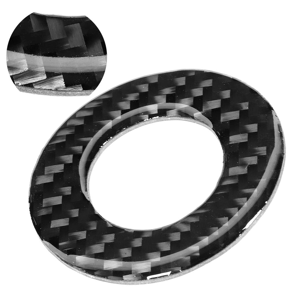 Carbon Fiber Car Ignition Keyhole Rings Frame Cover Fit for Chevrolet Cruze 2009?2015