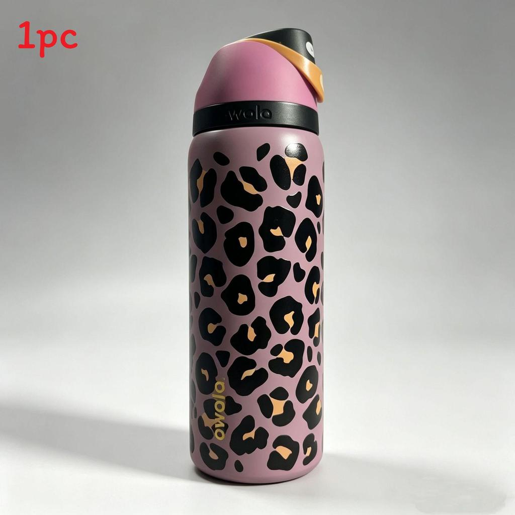 Sports Insulated Cup With Straws And Lock For Travel And Home Use