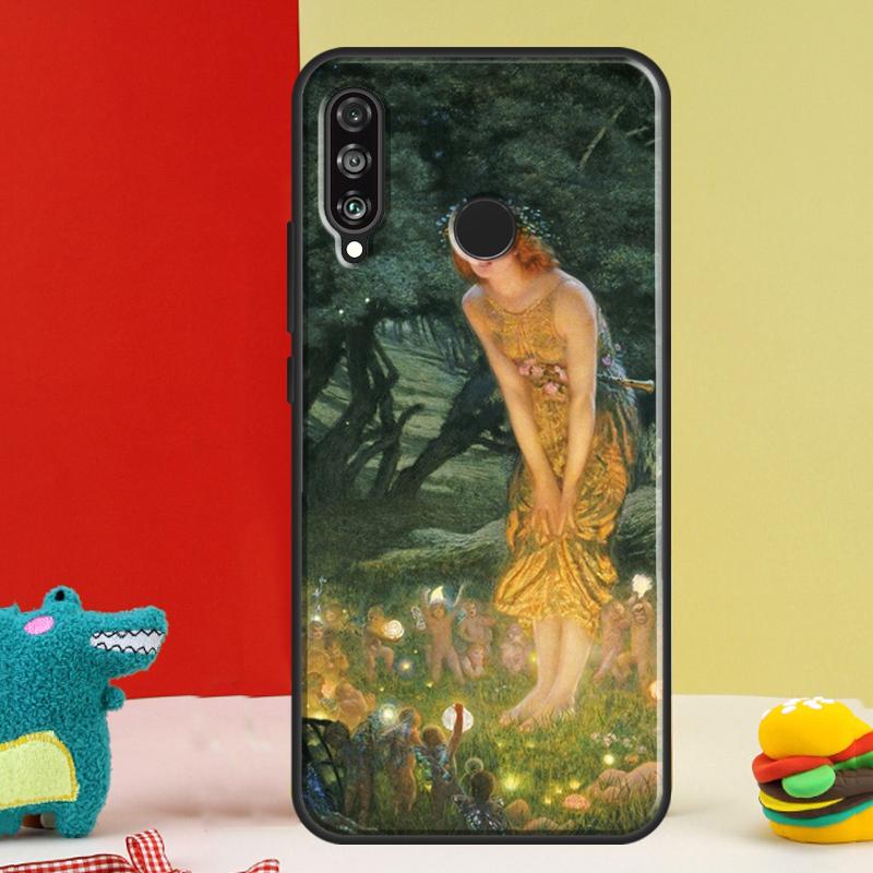 Oil Painting Art For Huawei Nova 12i 12s 11i 5T 9 10 SE Y91 Y90 Y60 Y70 Y72 Y61 P60 Pro P20 P40 P30 Lite Case