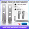 1set Broken Wire Extractor Multifunctional Handle Household Manual Plumber Tool Faucet Angle Valves Broken Screw Removal Tool