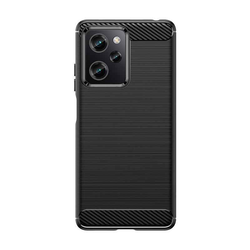 For Cover Poco X5 Pro 5G Case Poco X3 X4 M3 M4 X5 Pro 5G Capas Bumper Carbon Fiber Soft TPU Cover Poco X5 Pro 5G Fundas