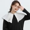 Elegant Pleated Lapel Fake Collar Shawl Decoration Collar Blouse Shoulder Removable Collar Sweater False Collar Top Neckwear